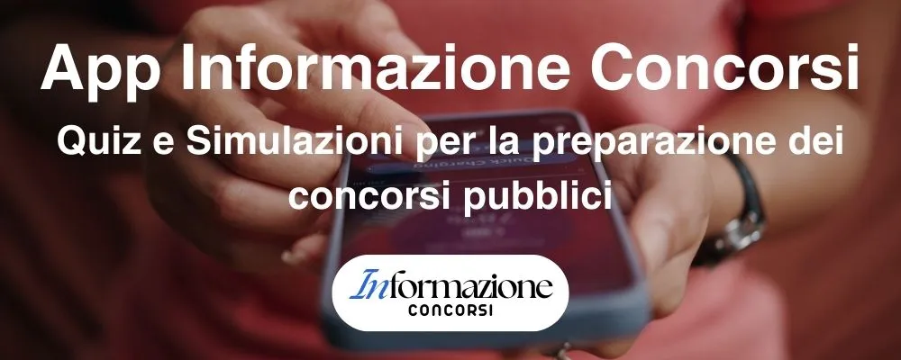 App Informazione Concorsi – Quiz e Simulazioni per la preparazione dei concorsi pubblici